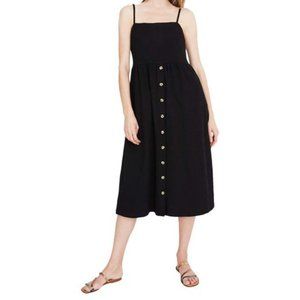 NWT Madewell Cami Button Front Midi Dress